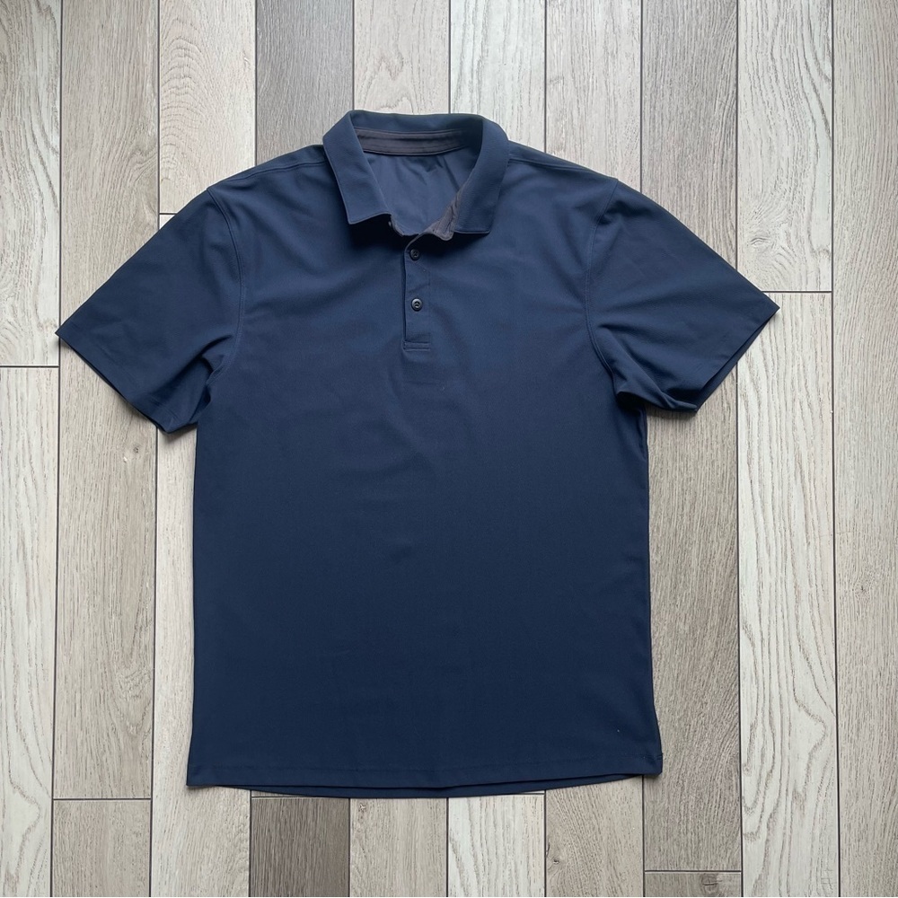 Lululemon Men's Navy Polo Shirt